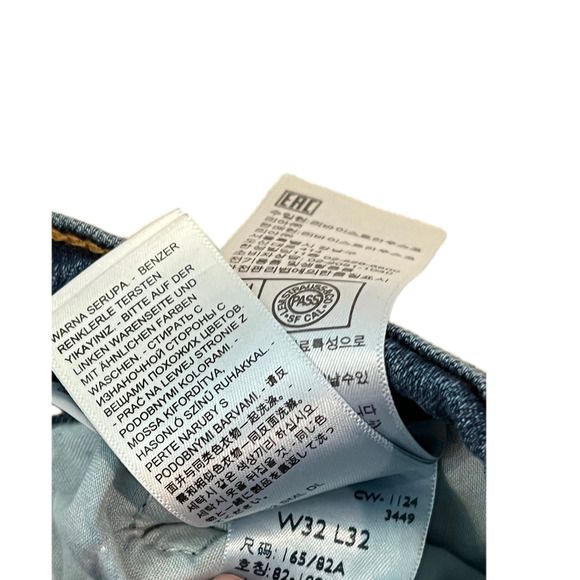 Levi's Ribcage Straight Leg Button Fly Jeans, Men's 32x32 - Picture 6 of 6